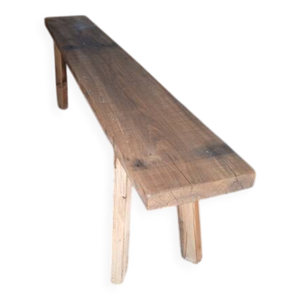 165 cm solid wood bench