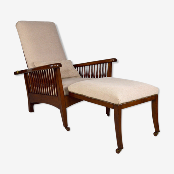 Fauteuil Morris Arts & Crafts, Royaume-Uni, circa 1900