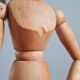 Articulated wooden mannequin