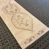 Handmade pastel faded long runner