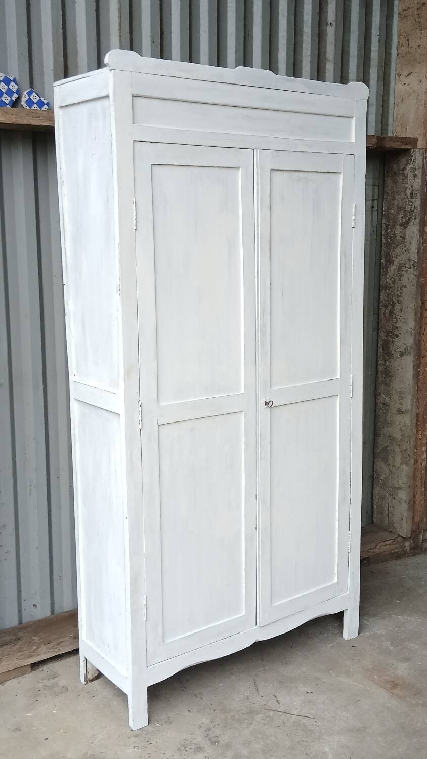 White Parisian wardrobe