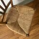 Set of 2 old mulched wooden chairs