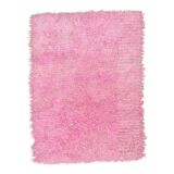 8x11 dusty pink anatolian vintage rug,243x334cm