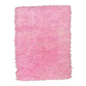 8x11 dusty pink anatolian vintage rug,243x334cm