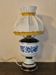 Italian Porcelain Table Lamp - Hand-painted,  blue and white floral
