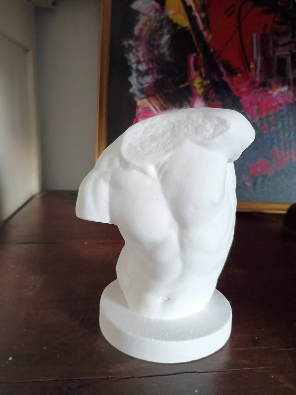 Small plaster bust