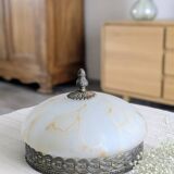 2-light marble effect ceiling light (L-0099)