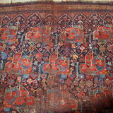 Handmade Oriental antique carpet 149cm x 195cm 1840s
