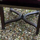 English chair in mahogany, X-shaped legs – 19th century
