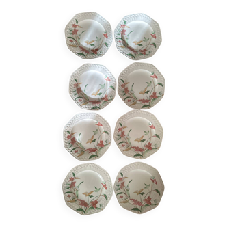8 assiettes anciennes