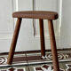 Tabouret tripode vintage en bois