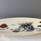 Ceramic tray "Salins" from the 1960s