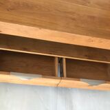 Drop table, solid wood tv cabinet