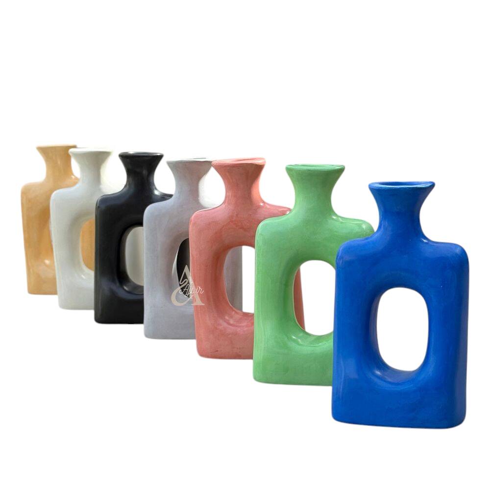 7 Vases artisanals Riad mat