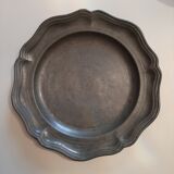 Assiette en étain 18ème siècle