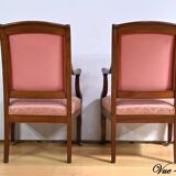 Paire de Fauteuils en Acajou, époque Restauration – Début XIXe