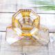 Engraved and cut crystal decanter