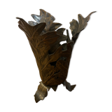 Elegant bronze umbrella door by the famous Italian designer Gabriella Crespi