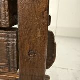 Brutalist antique Spanish coffee table