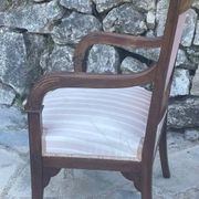 Paire de fauteuils français en Acajou d’époque restauration