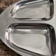 Large compartmented appetizer platter Inox 18/10 vintage