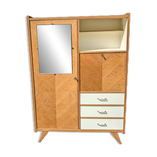 Secrétaire scriban armoire penderie vintage — Beyit