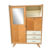 Secrétaire scriban armoire penderie vintage
