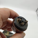 Old wooden and Bakélite art deco switch