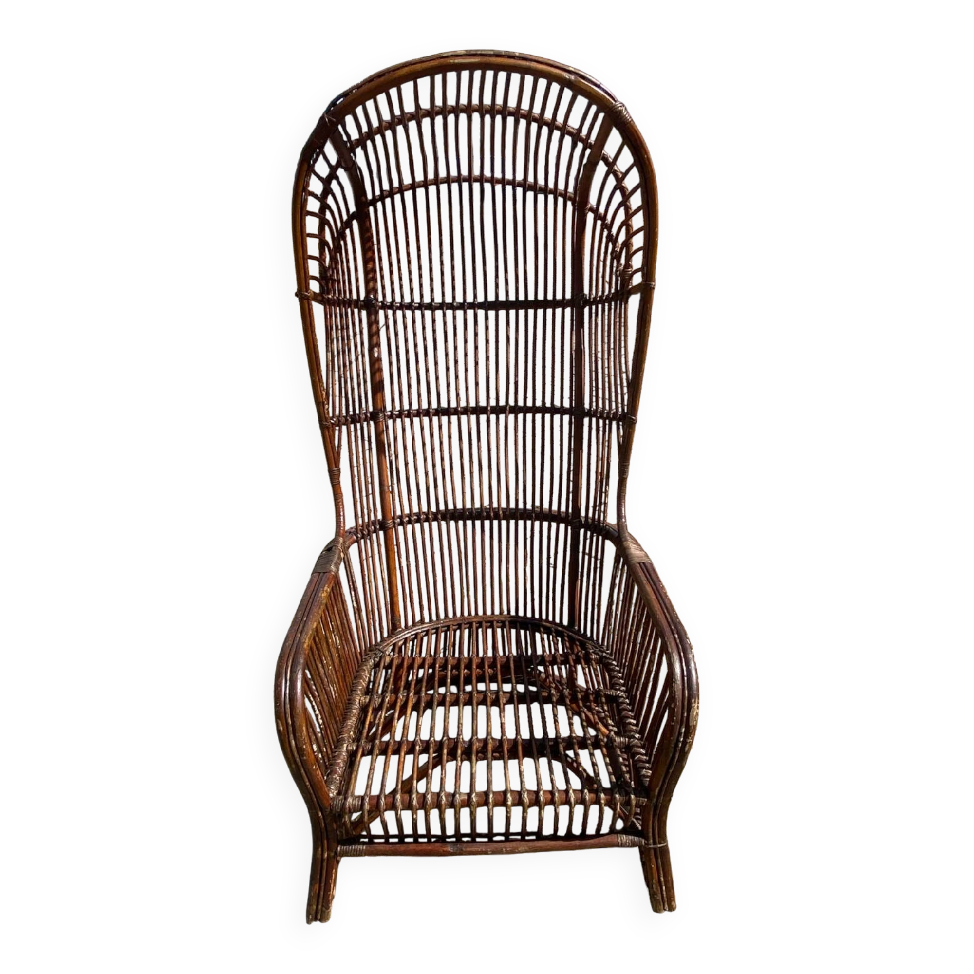 Rattan armchair