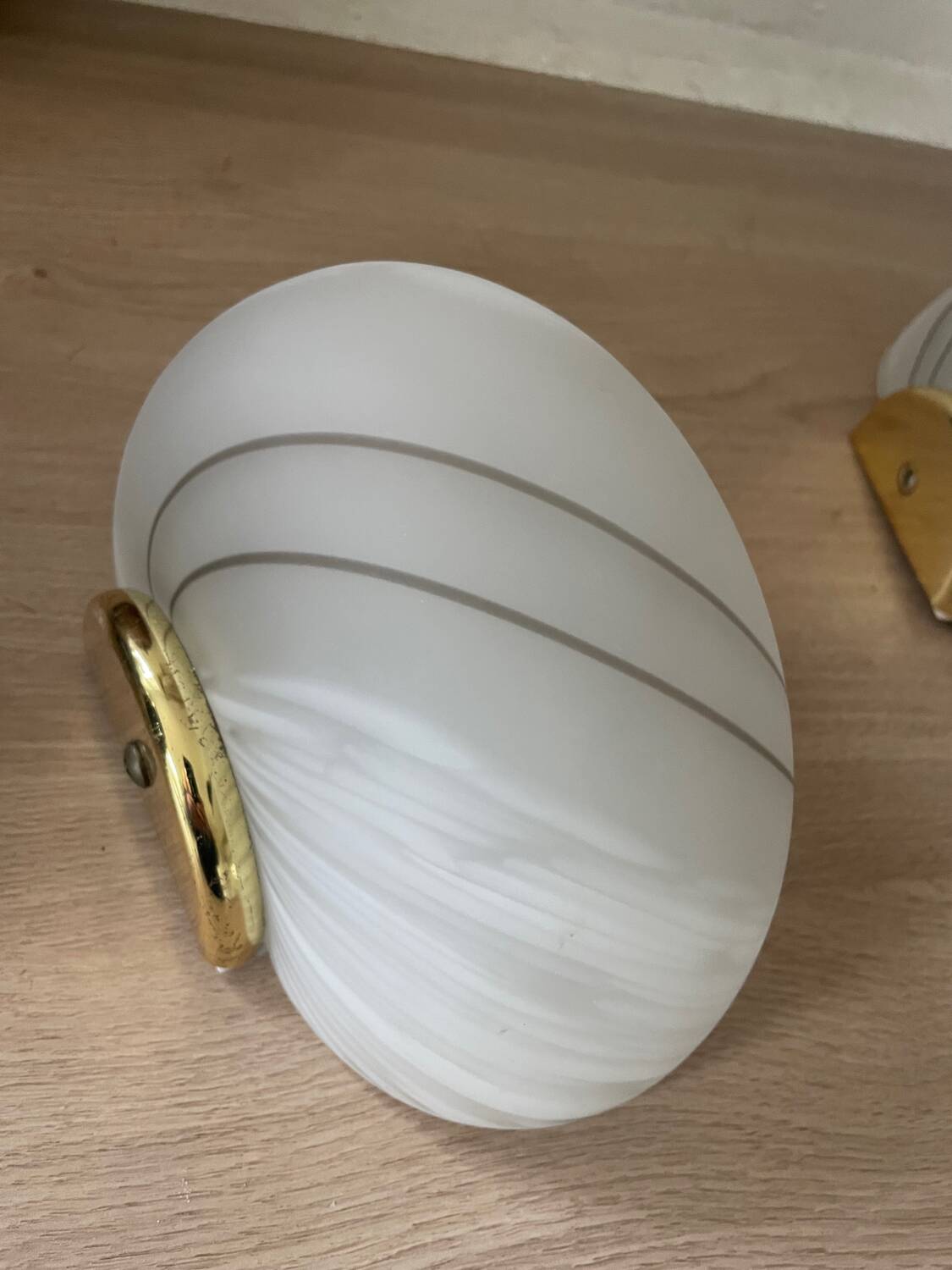 Paire d’appliques Murano vintage