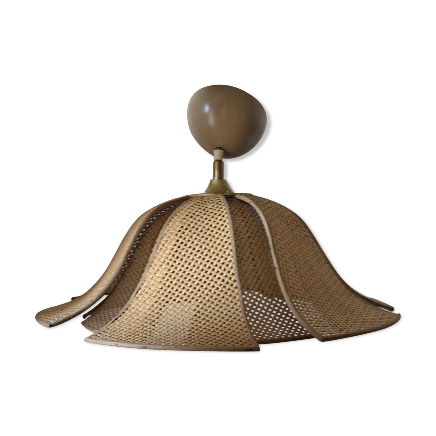 Vintage petal caning chandelier