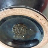 Yellow and black Verceram vase, 50s/60s