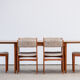Scandinavian vintage extendable table double extension 1960