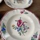 4 assiettes digoin sarreguemines cambet
