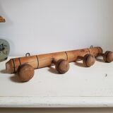 Wooden coat rack