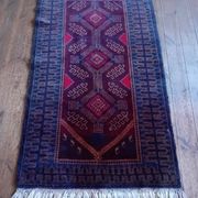 Handmade Afghan Belouch rug 155x90cm
