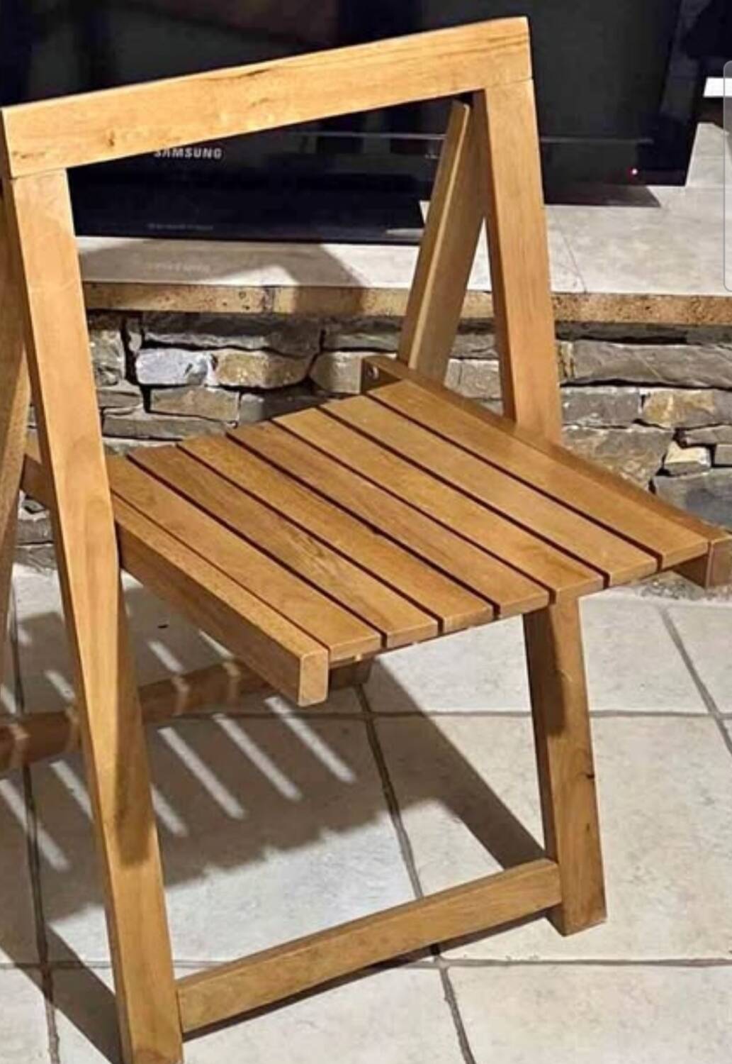 Trieste folding chair Aldo Jacober