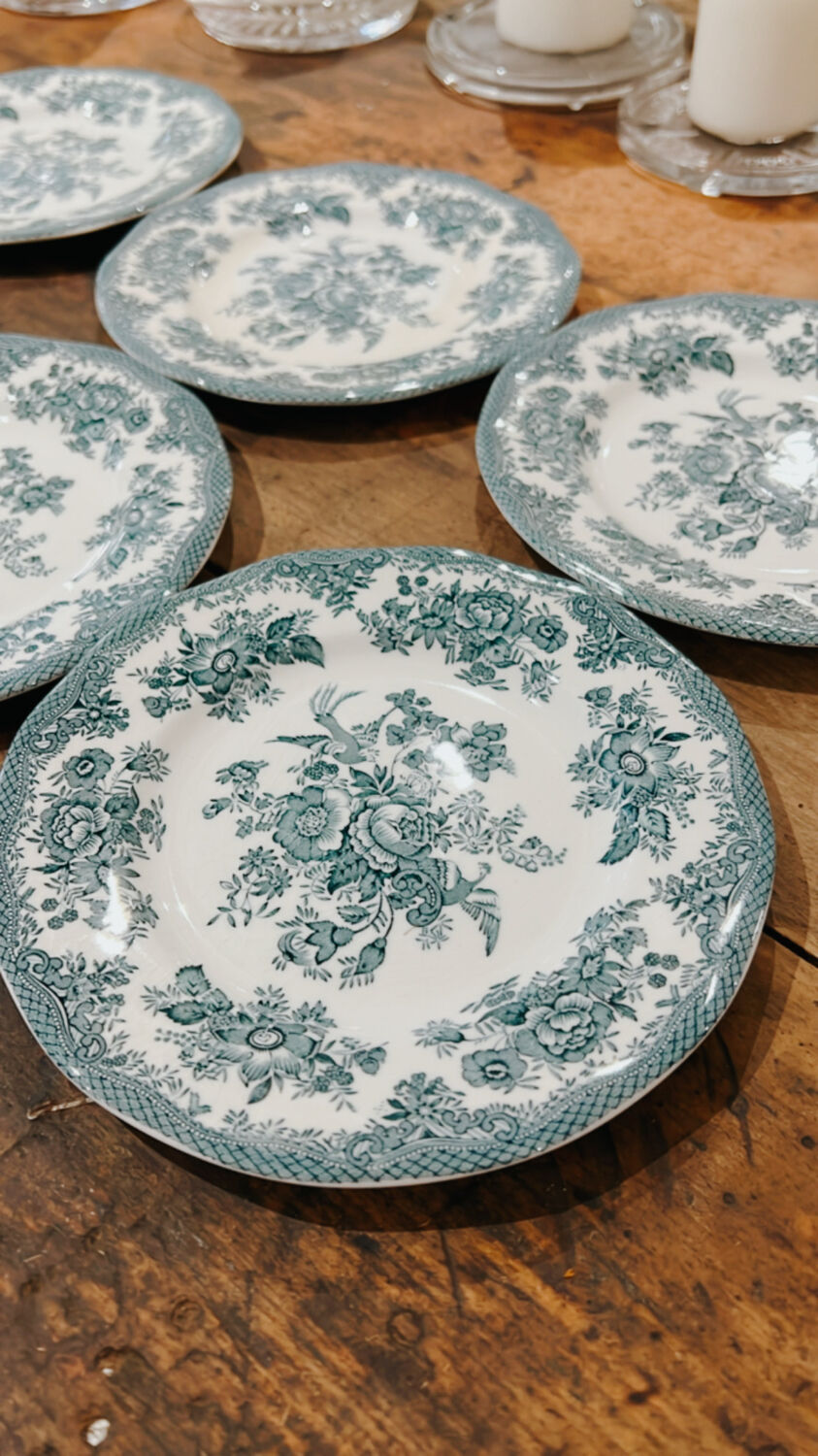 Vintage dessert plates English porcelain