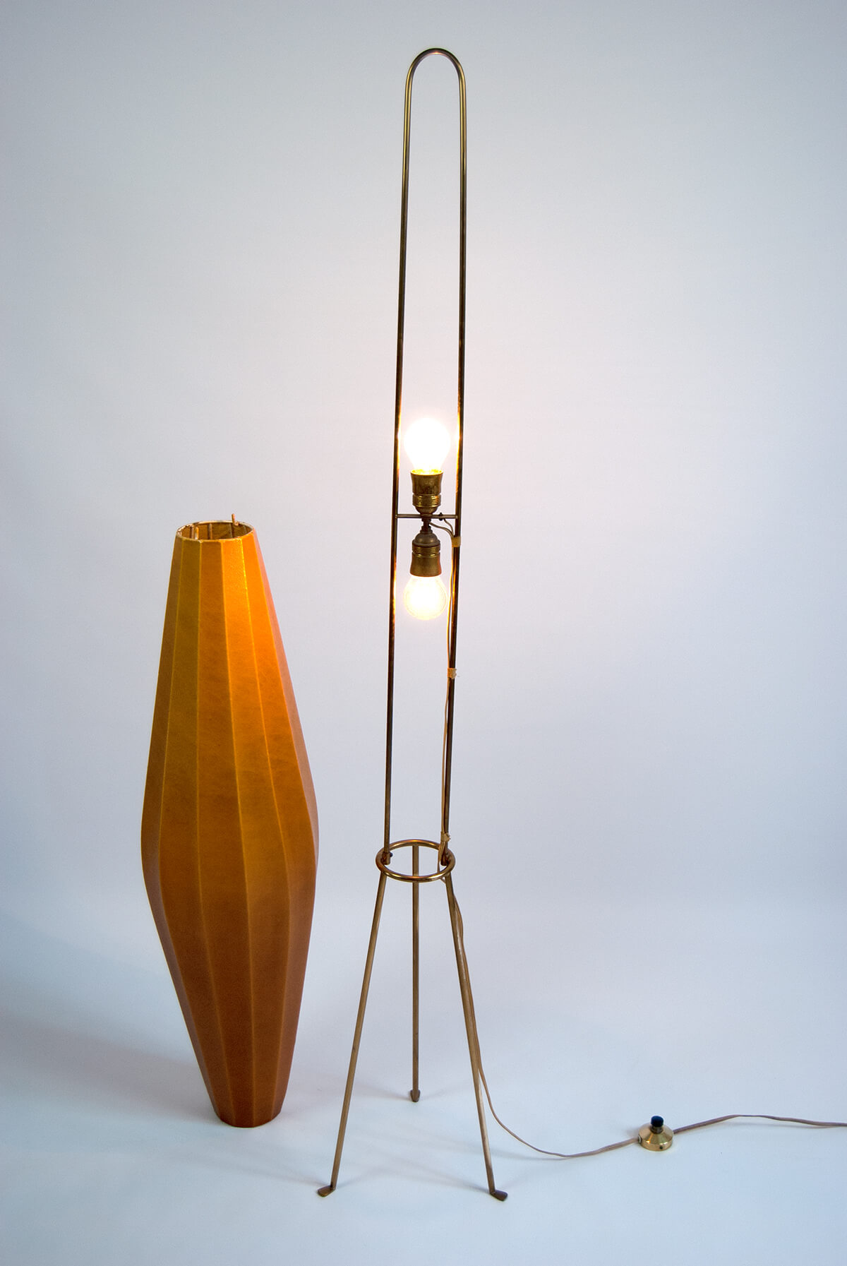 Floor Lamp "Lugano" by H. Klingele for Artimeta 1950s