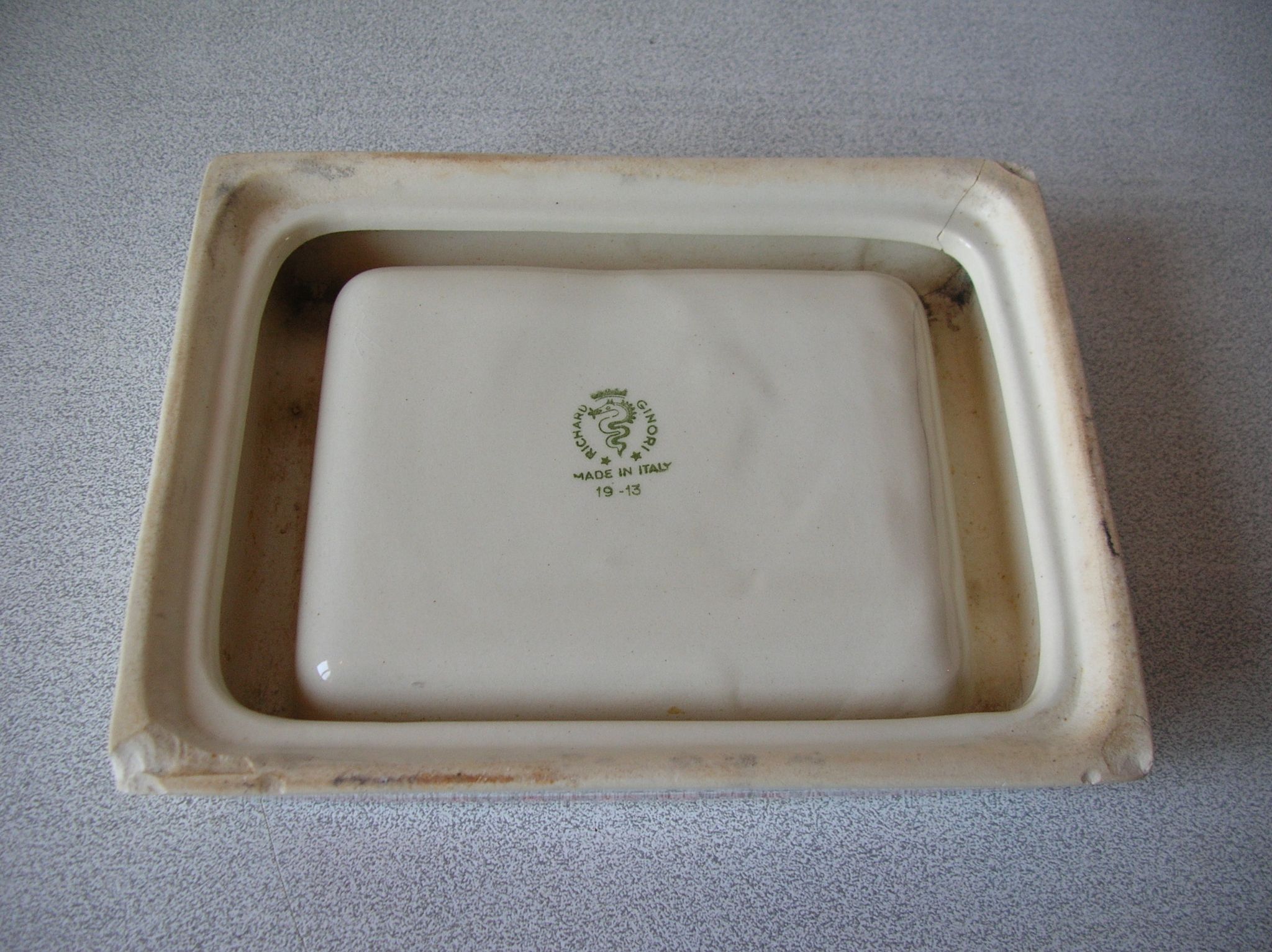 Old ceramic ashtray Cointreau signed Richard Ginori deco bistrot zinc
