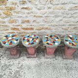 Mosaic stools