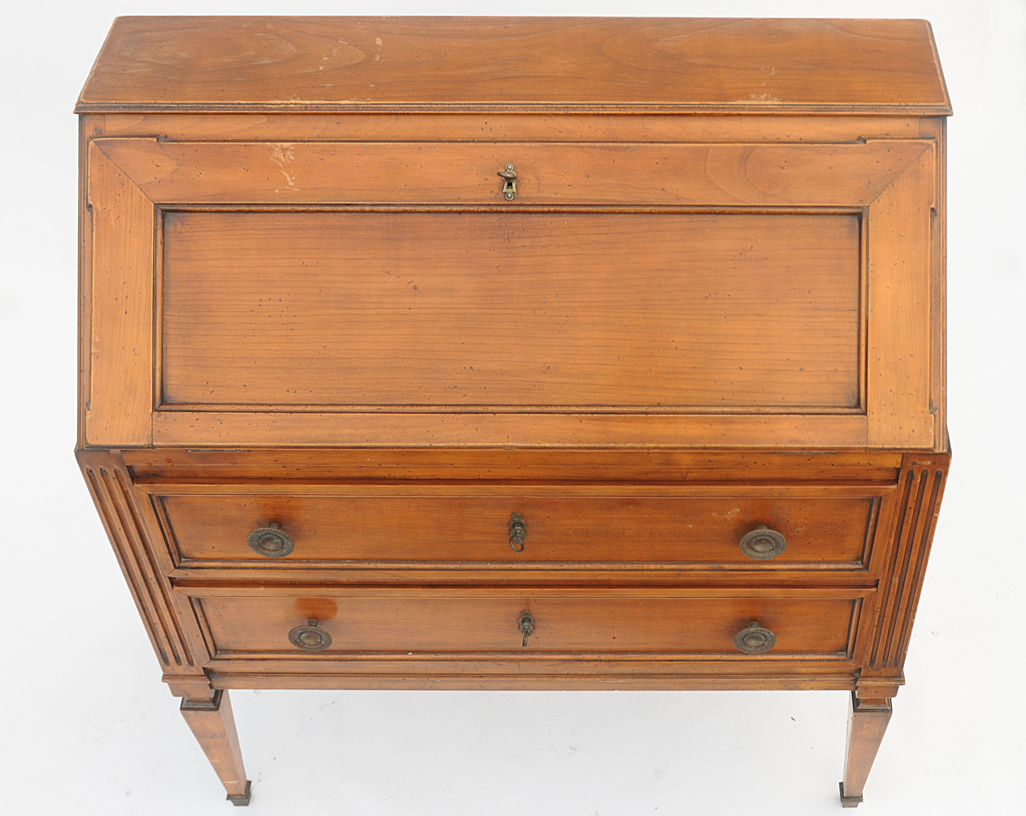 Louis XVI style scriban desk