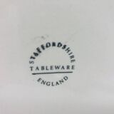 6 Assiettes entrée/dessert Anglaise, Staffordshire.