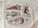 Vintage 4-compartment dish with seafood decor