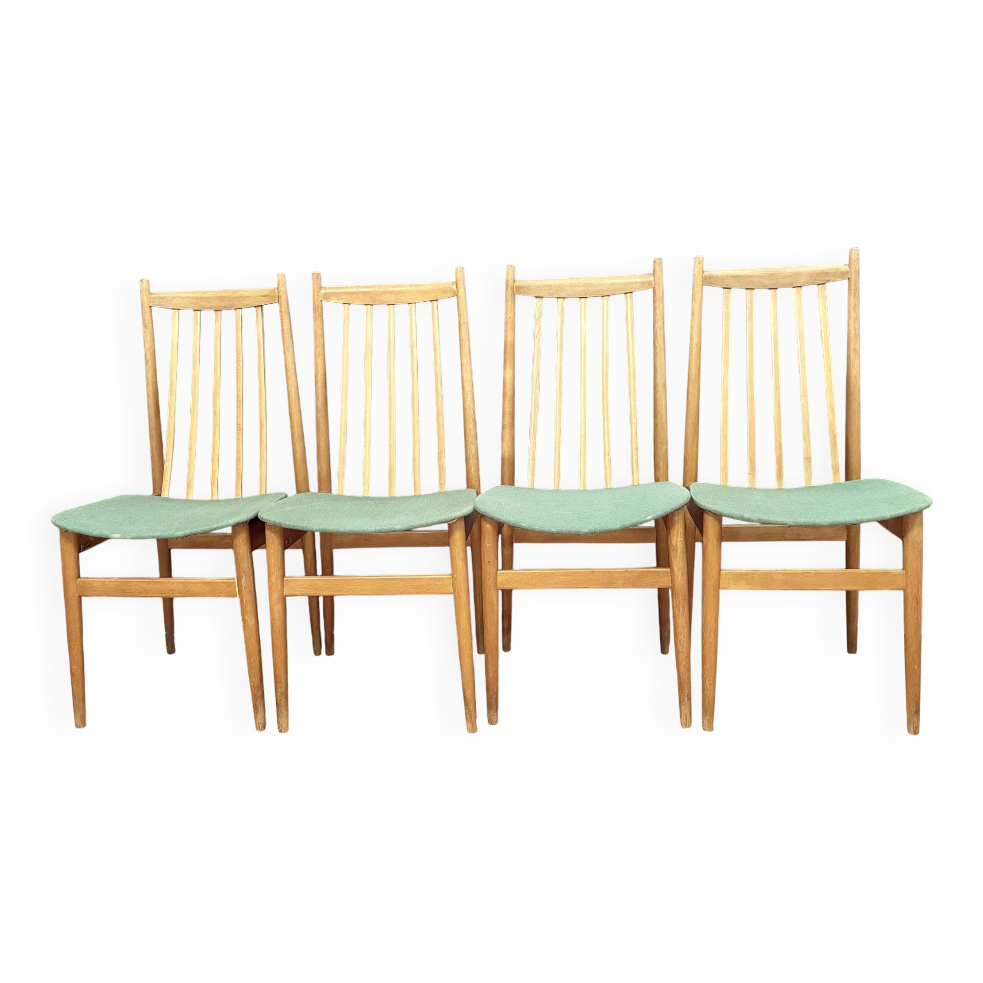 Ensemble de quatre chaises Casala, Allemagne, années 1960.