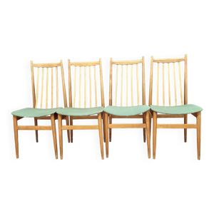 Ensemble de quatre chaises - 1960