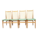 Ensemble de quatre chaises Casala, Allemagne, années 1960.