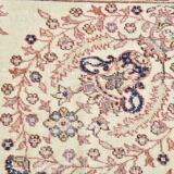 9x12 Faded Beige Large Area Vintage Persian Rug, 277x354 Cm