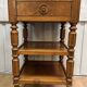 small walnut side table