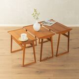 Classic nesting tables from the 1960s, teak, set of 3, Denmark